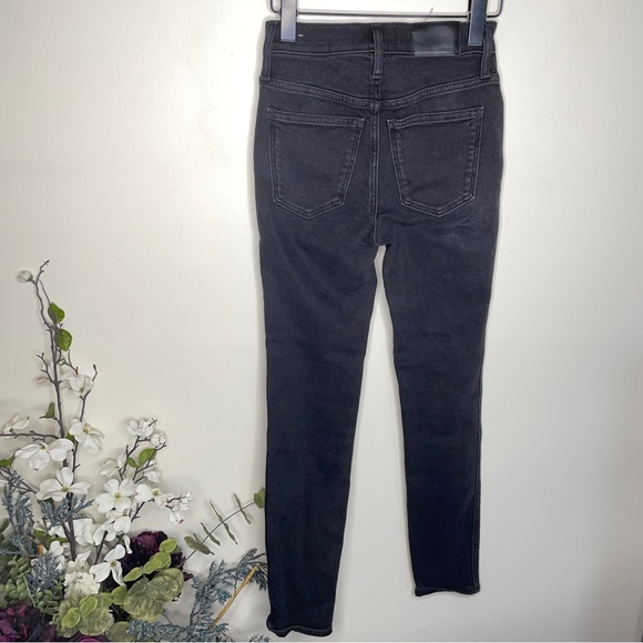 MADEWELL 10" High Rise Skinny Jeans Starkey Black Gray {RR47} - Picture 3 of 6